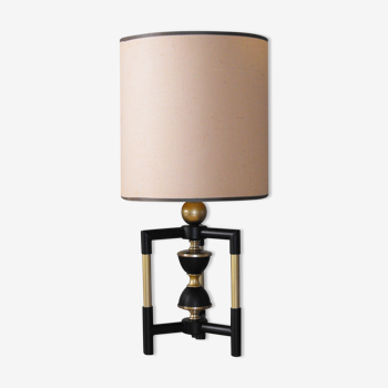 Lamp to pose 70s black and gold