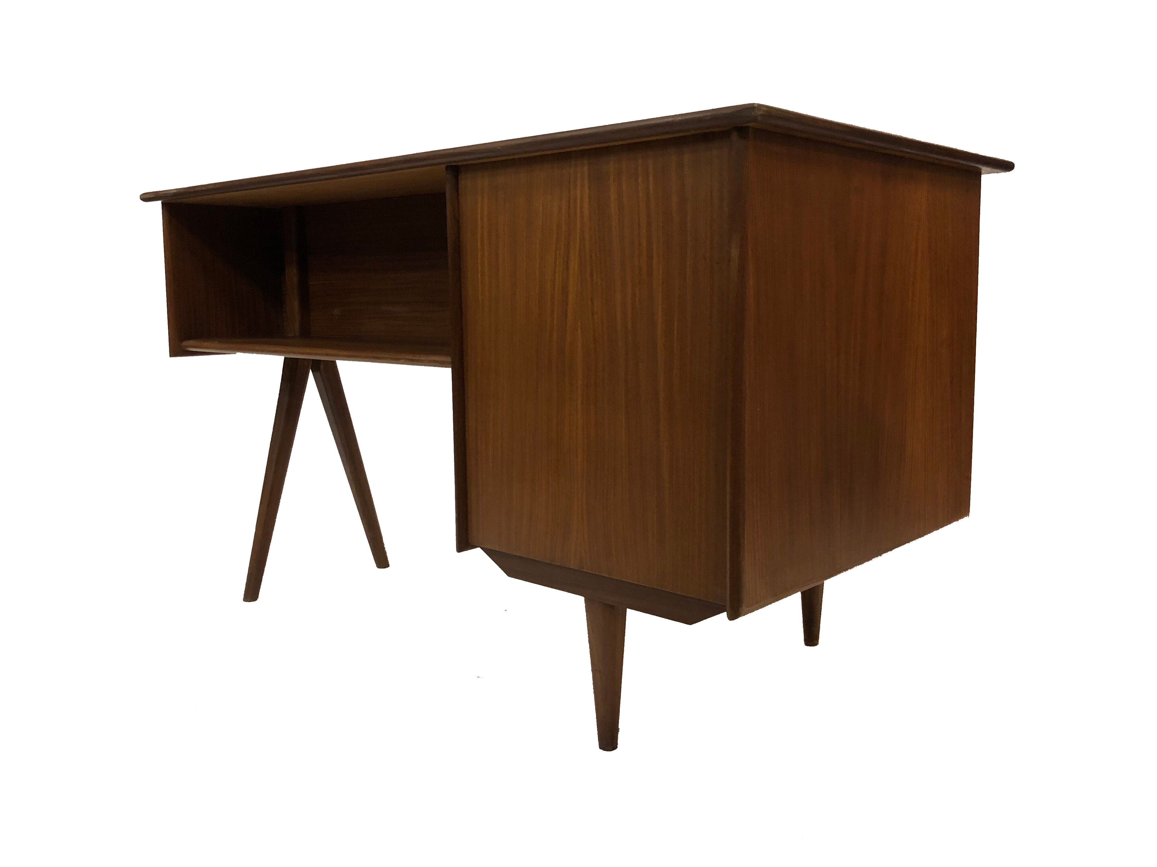 Vintage design desk Mid Century Danish Tijsseling