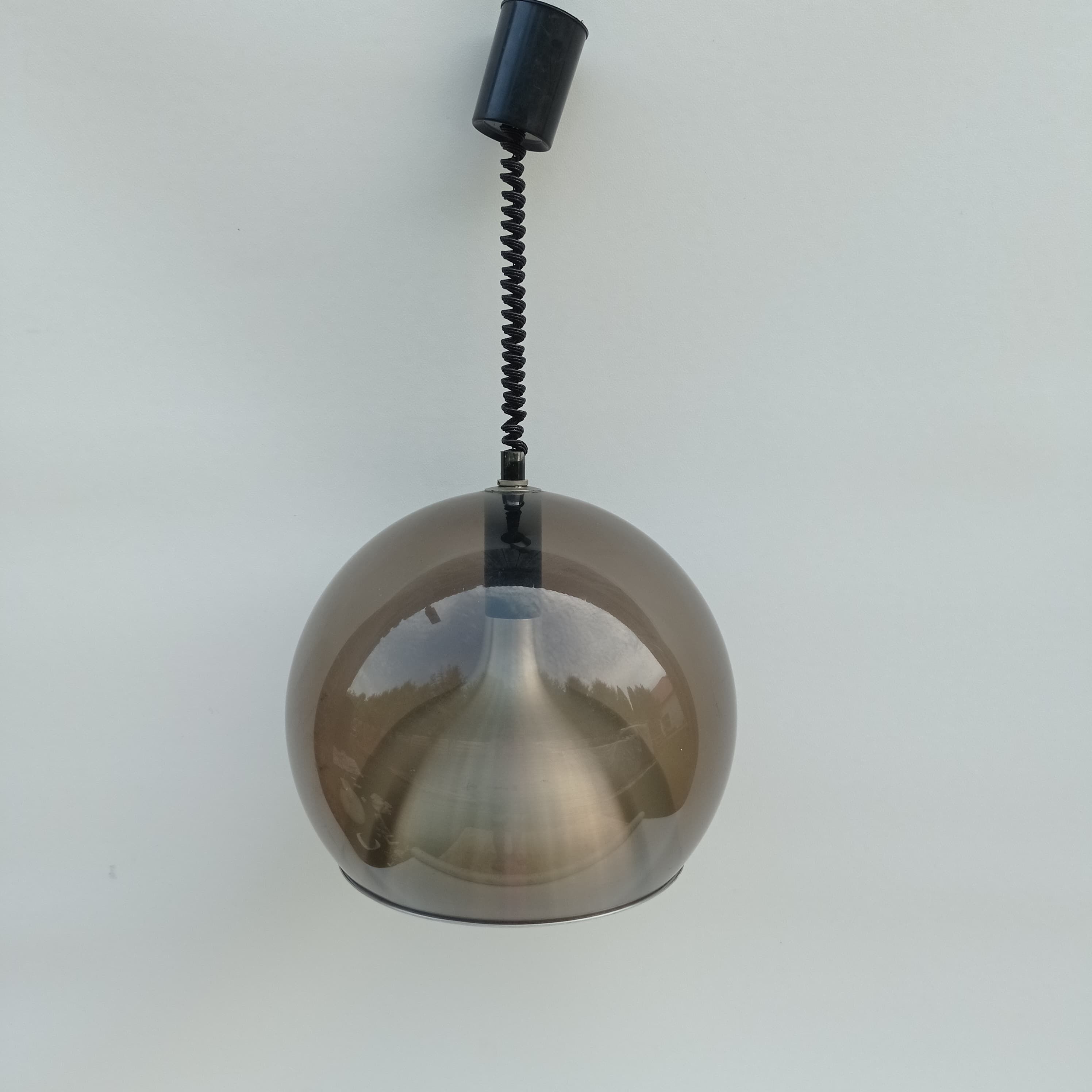 Hanging lamp Temde with height adjustment, 1970s, Germany
