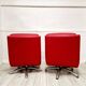 Breeze swivel chair pair in Mid-Century style by Cajus Maelum for Fjords.