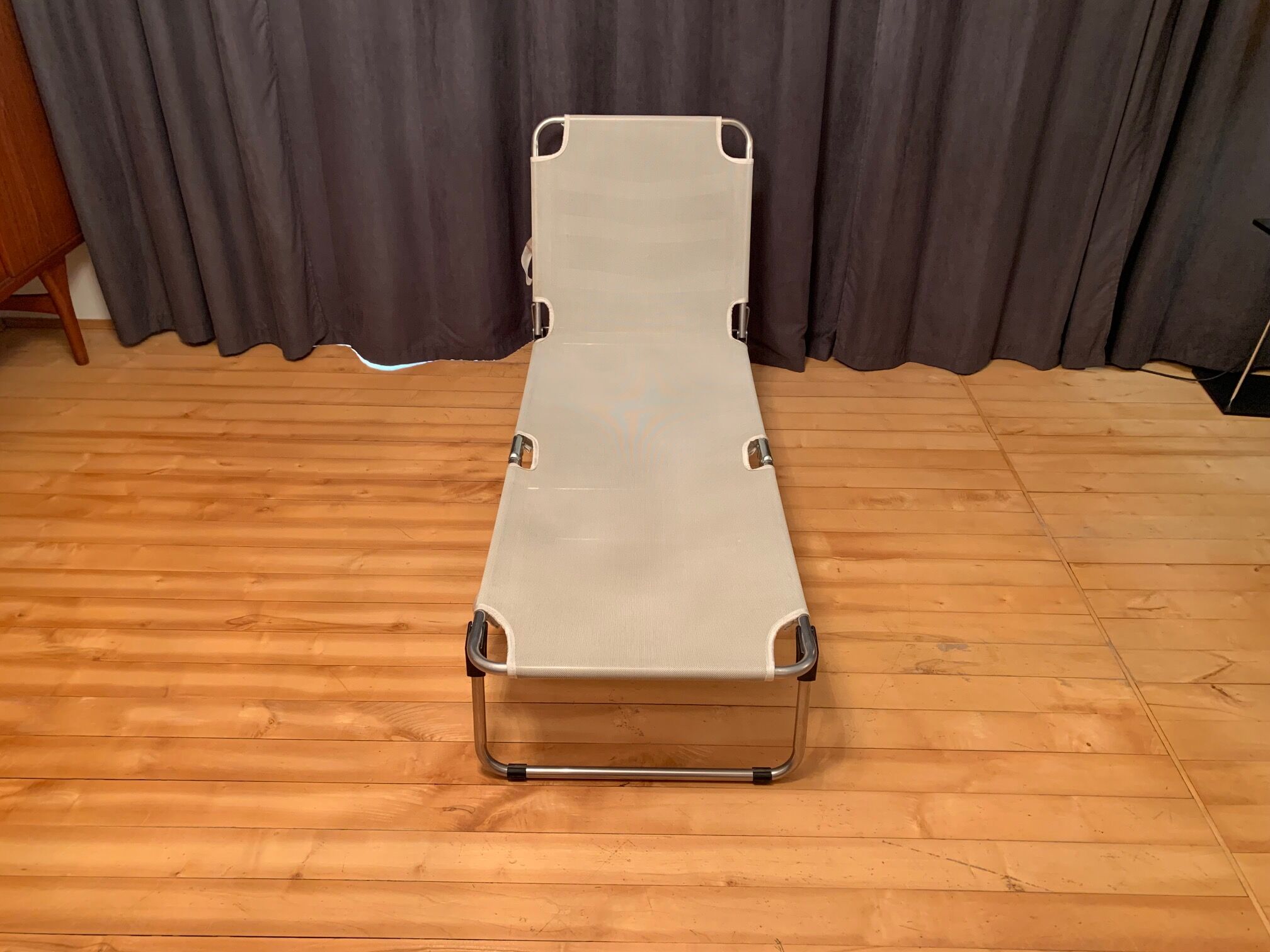 Fiam deckchair, Italy, 1980s