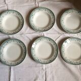6 Terre de Fer soup plates