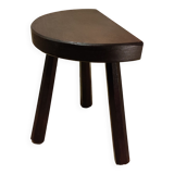 Solid wood tripod stool
