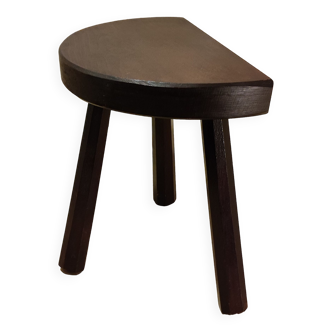Solid wood tripod stool
