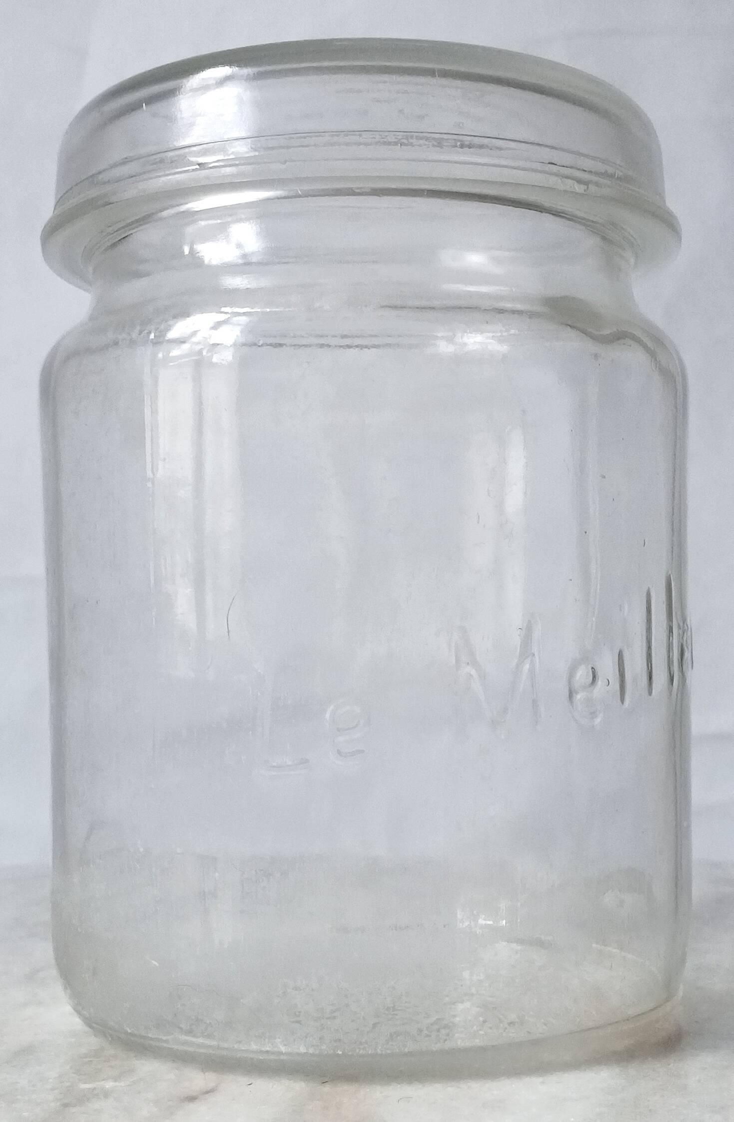 Set of 6 old jars "the best"