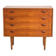 Restored teak dresser by kai kristiansen for feldballes møbler