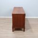 Italian Mid-Century Rationalist Walnut Multi-Drawer sideboard 1970s