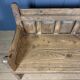 Grand banc en bois antique espagnol du 19ème siècle