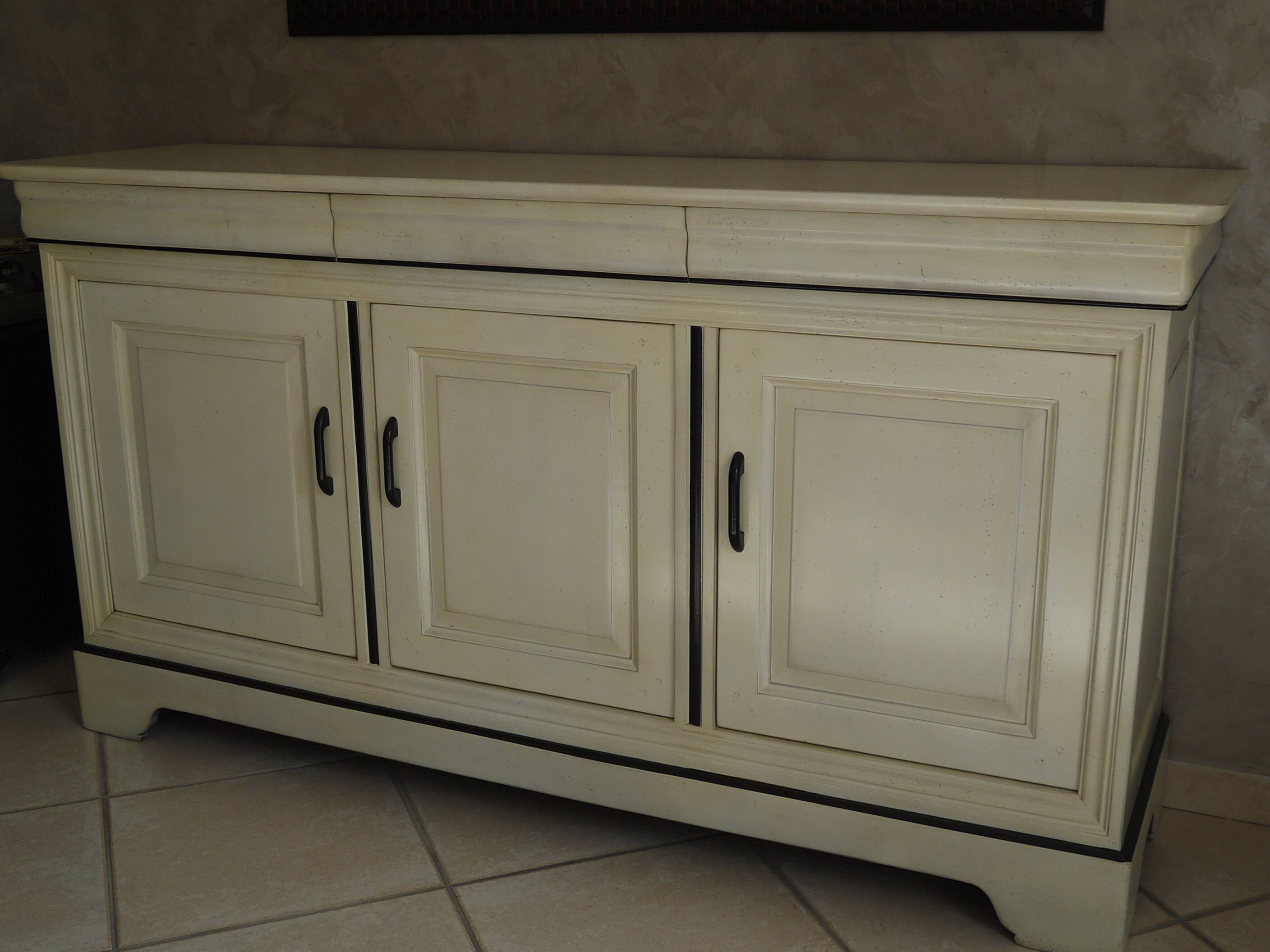 Cherry wood sideboard furniture professionally refurbished