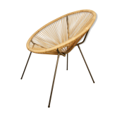 Armchair Acapulco scoubidou vintage