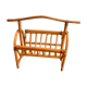 Vintage rattan magazine holder