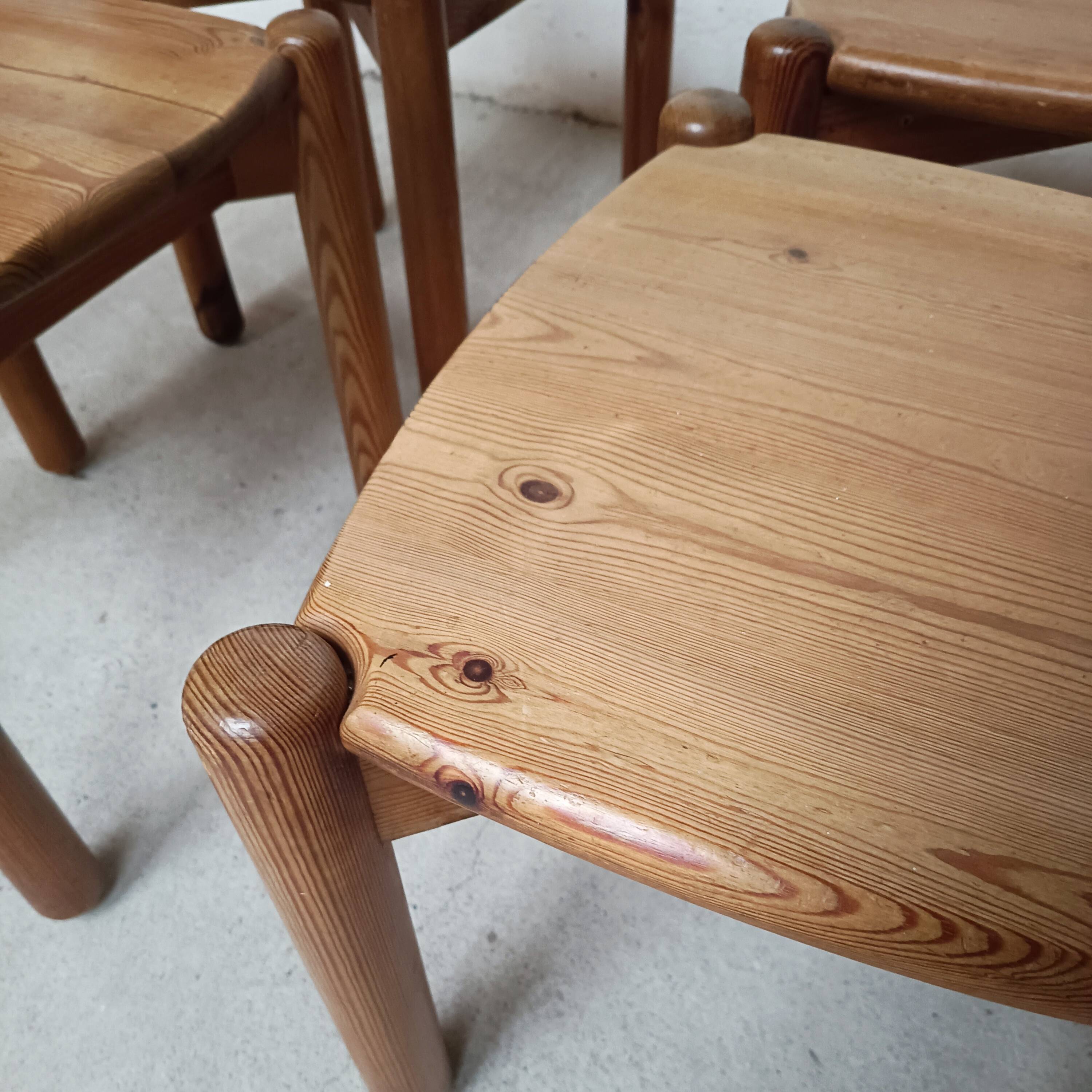 4 chairs Rainer Daumiller, 1980