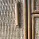 Vintage rattan sideboard in Roche Bobois style