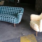 Organic year 50-60 club chairs pair