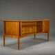Mid-century Danish teak executive desk by Arne Vodder for H.P. Hansen, 1960s
