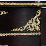 Middle Display Table in Stained Mahogany, Louis XV style, Napoleon III period – Mid-19th century