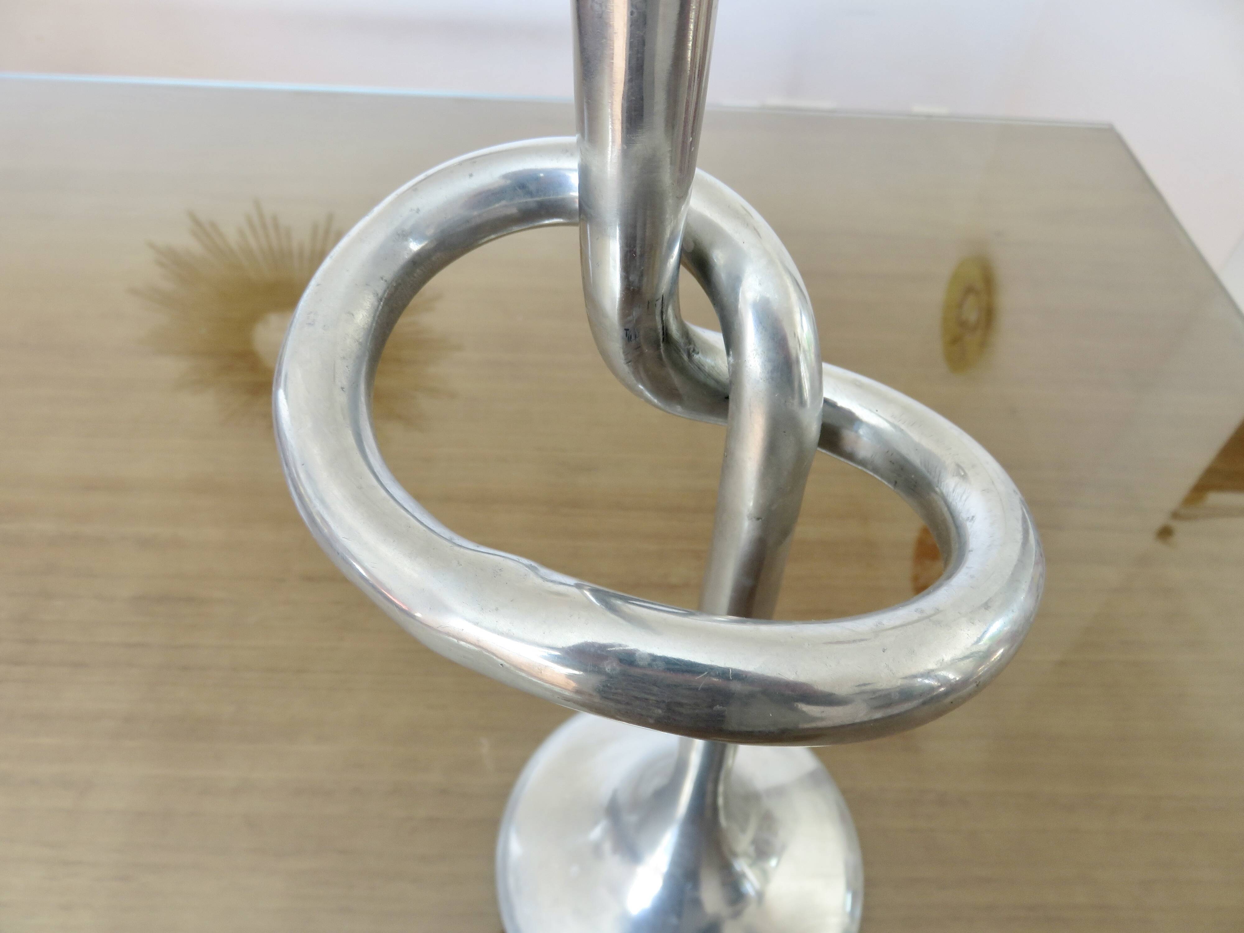 XXL candle holder by "Kare Design", cast aluminum, 1980s