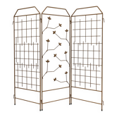 Antique wrought iron screen