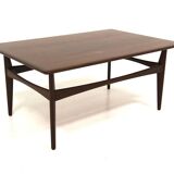 Teak coffee table, Karl Erik Ekselius, JOC, Vetlanda, Sweden, 1950