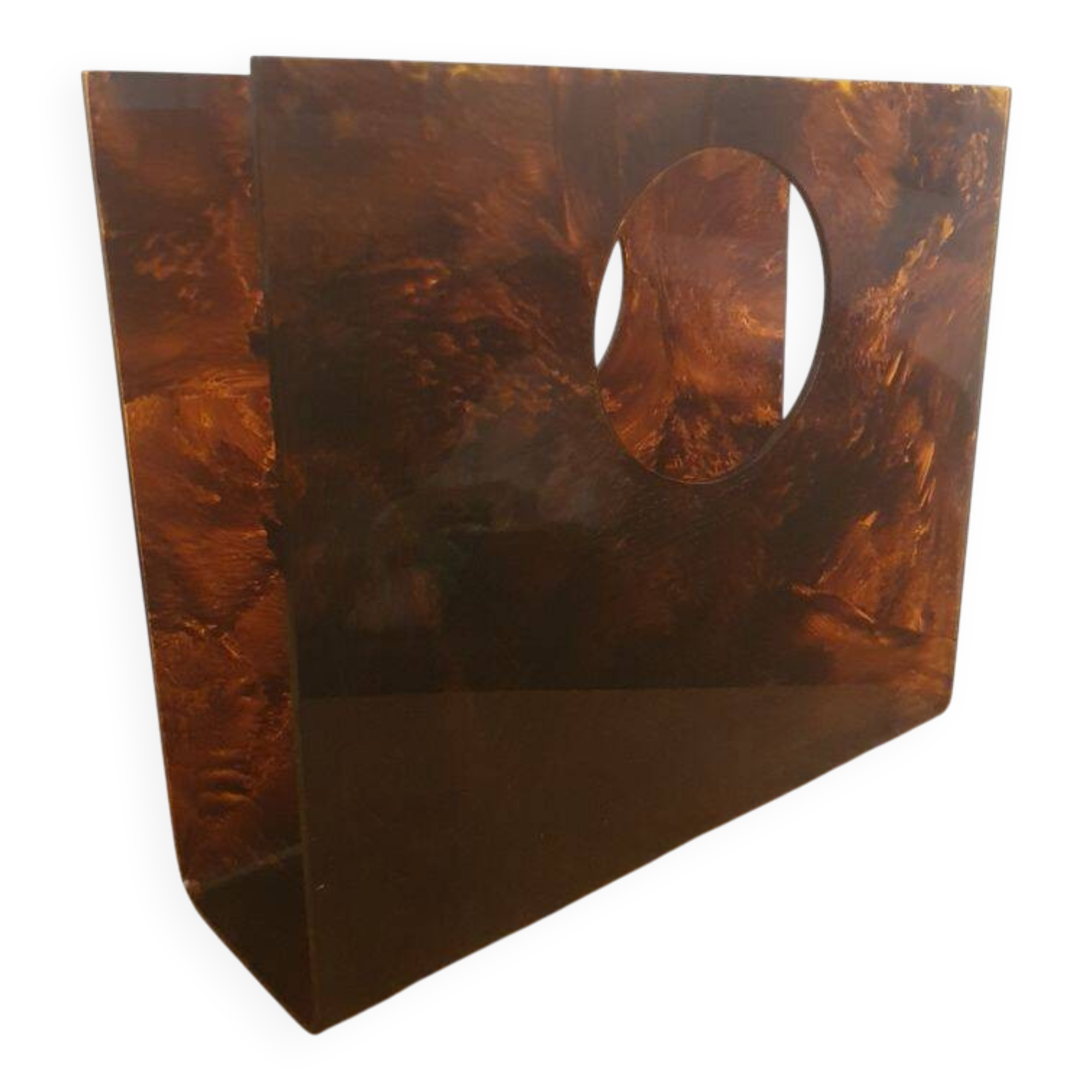 Alpac magazine rack tortoiseshell - Vintage