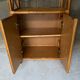 Vintage rattan bookcase 70s