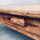 French Country Design Pine Dining Table with Drawer, France, 1930s