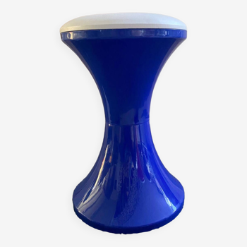 Vintage blue tam tam stool