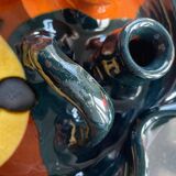 Thomas Buxo multifunctional ceramic candlestick ashtray olive dish