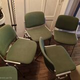 Suite of 6 DSC 106 chairs by Giancarlo Piretti for Castelli / Anonima.