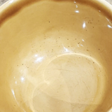 2 cups and saucers vintage '70 honey color