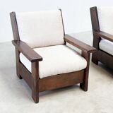 Brutalist lounge chairs