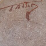 Vinegar in enamelled sandstone signed