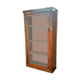 Vitrine en noyer fin XIXème