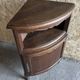 Door corner, Louis XV style cherry, vintage, 60s
