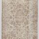 5x9 Vintage Brown Cream Classic Turkish Rug, 165x284Cm