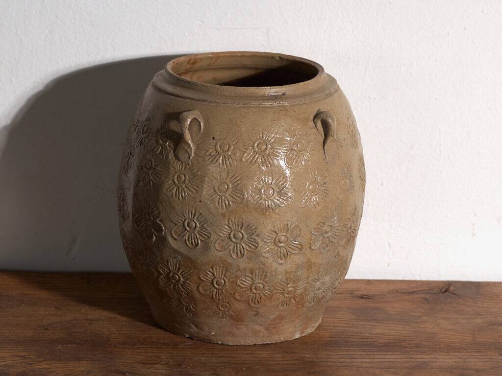 Ancient Chinese glazed stoneware vase – China, circa 1900