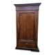 Cabinet bonnetière in solid oak and partial veneer