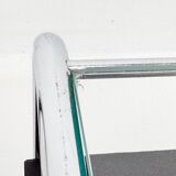 Pair of Art Deco Tubular Bedside Tables, Czechoslovakia