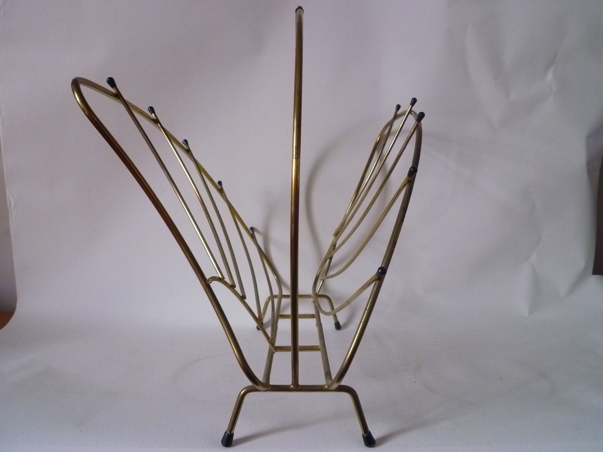 50s gold plated magazine rack
