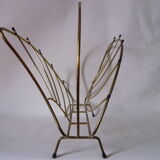 50s gold plated magazine rack