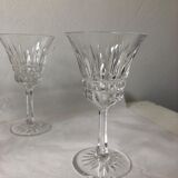 Suite of 6 former Baccarat crystal wine glasses
