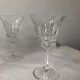 Suite of 6 former Baccarat crystal wine glasses