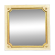 Vintage Louis XV Style Square Lacquered Mirror Circa 1950