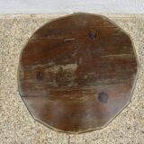 Tabouret tripode en bois massif 1950