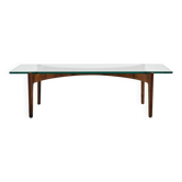 Table basse en palissandre restaurée par Sven Ellekaer pour Christian Linneberg Møbelfabrik