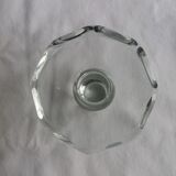 Carafe en verre soufflé taillé