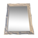 Romantic white mirror 47cm x 37cm with mouldings