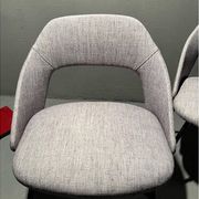 Pair of barrel chairs from the 1950s, in the style of Pierre Guariche.