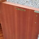 Vintage 1960s mahogany dressing table chest of drawers
