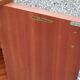 Coiffeuse commode vintage des années 60 en acajou